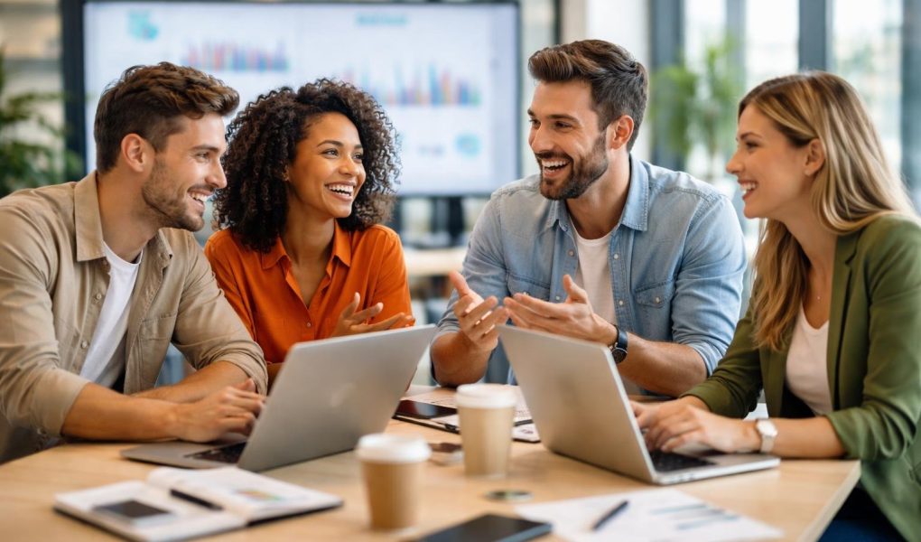 jeunes-entrepreneurs-table-ordinateurs-graphique