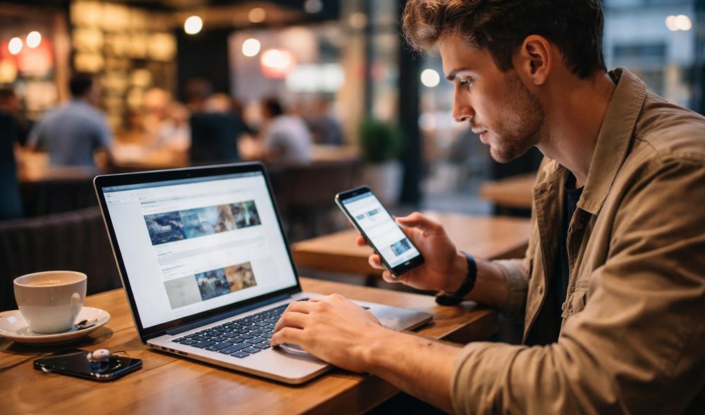 jeune-adulte-ordinateur-smartphone-cafe