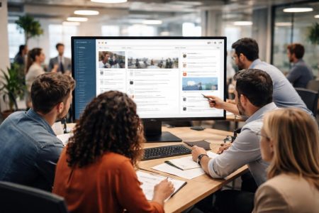 bureau-moderne-equipe-ecran-geant