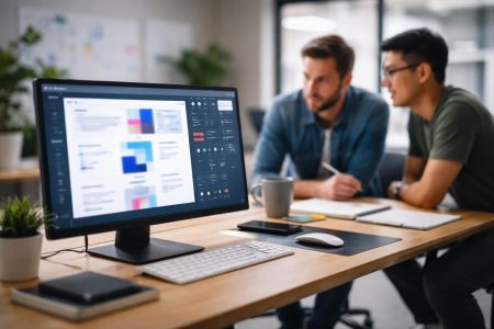 bureau-moderne-ordinateur-developpeurs-discussion