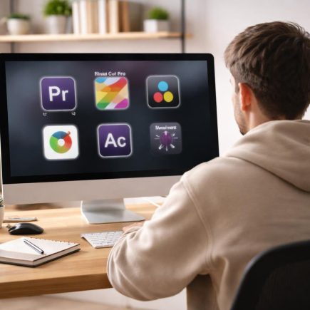 bureau-utilisateur-ordinateur-etagere-plantes