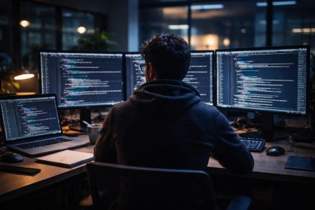 developpeur-ecrans-code-bureau-moderne