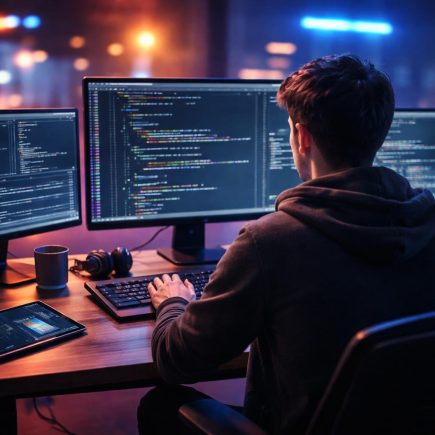 developpeur-bureau-moderne-ecrans-code