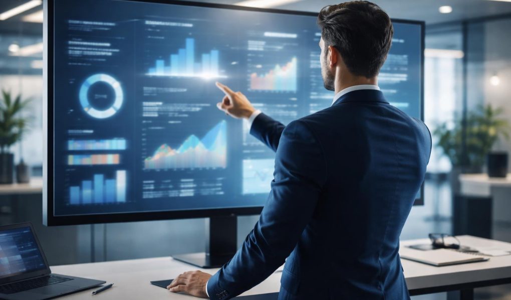 bureau-moderne-personne-ecran-graphiques